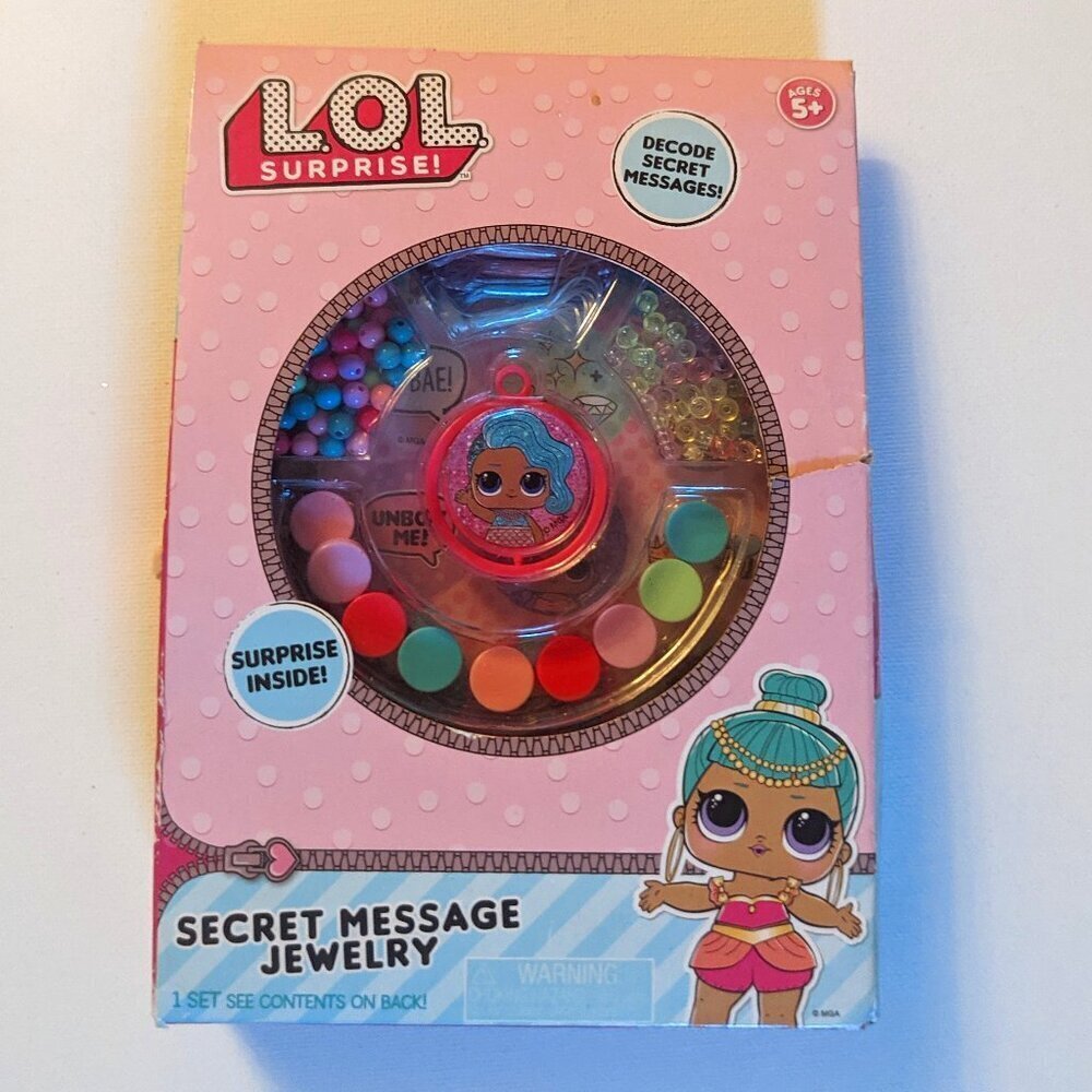 NWT LOL Surprise! Secret Message Jewelry Pink L.O.L. Dolls Crafts Toys Kit NEW